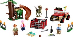 LEGO® Jurassic World Stygimoloch Dinosaur Escape components