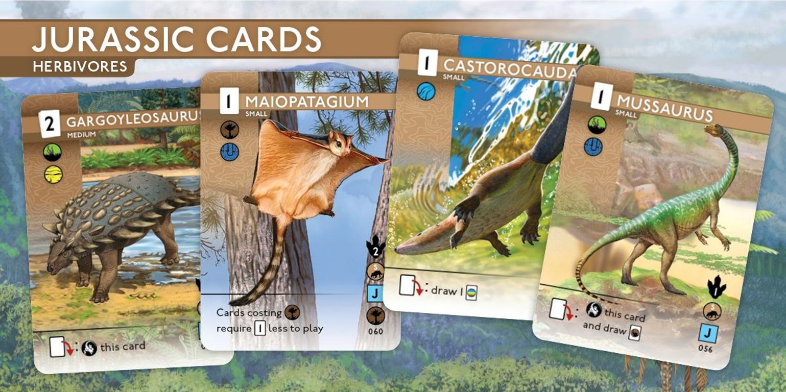 Lands of the Mesozoic cartes