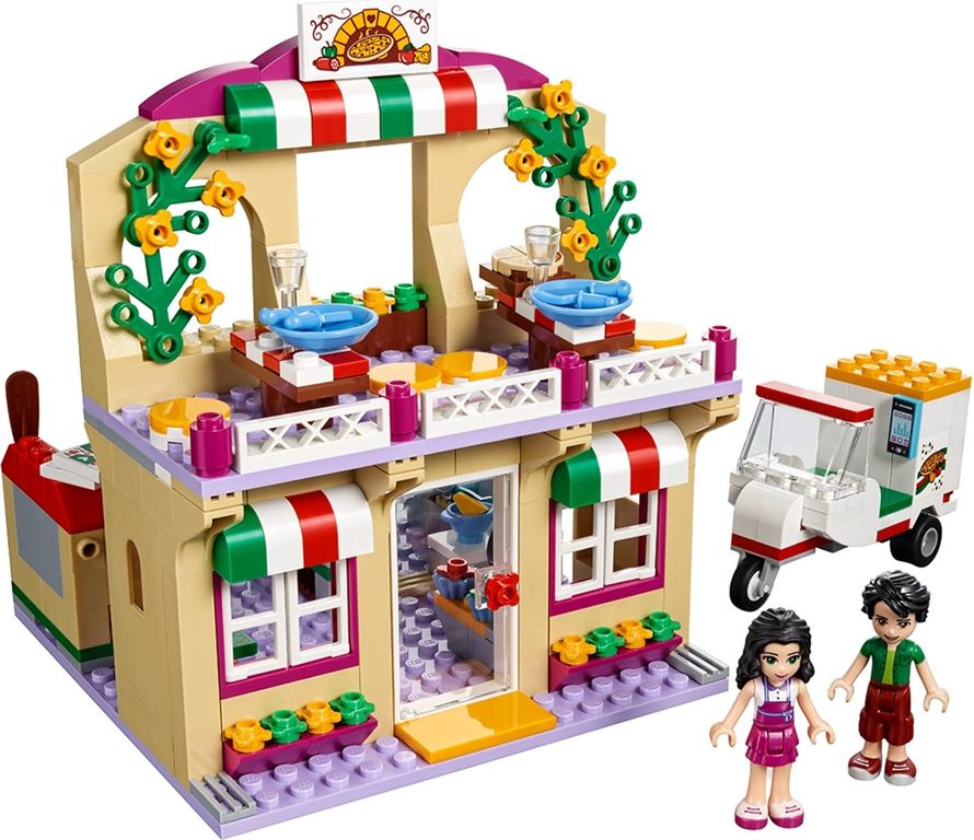 LEGO® Friends Heartlake pizzeria componenten