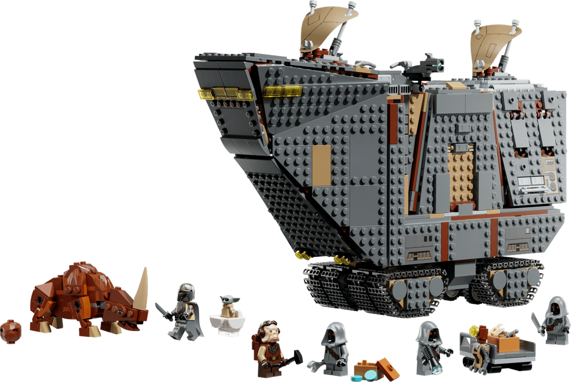 LEGO® Star Wars Sandcrawler e Mudhorn Offworld componenti