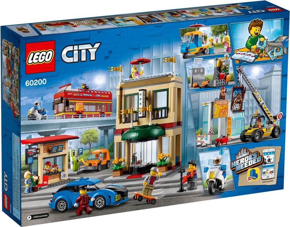 LEGO® City Hauptstadt rückseite der box