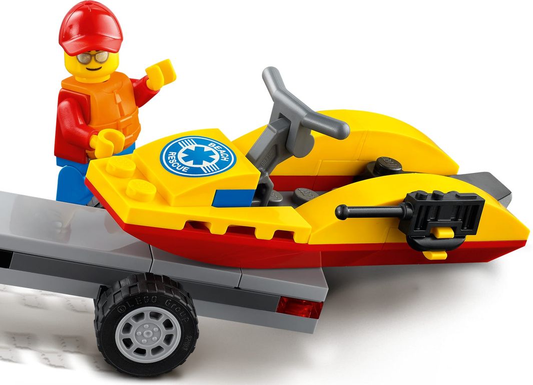 LEGO® City Le Tout-Terrain de secours de la plage composants