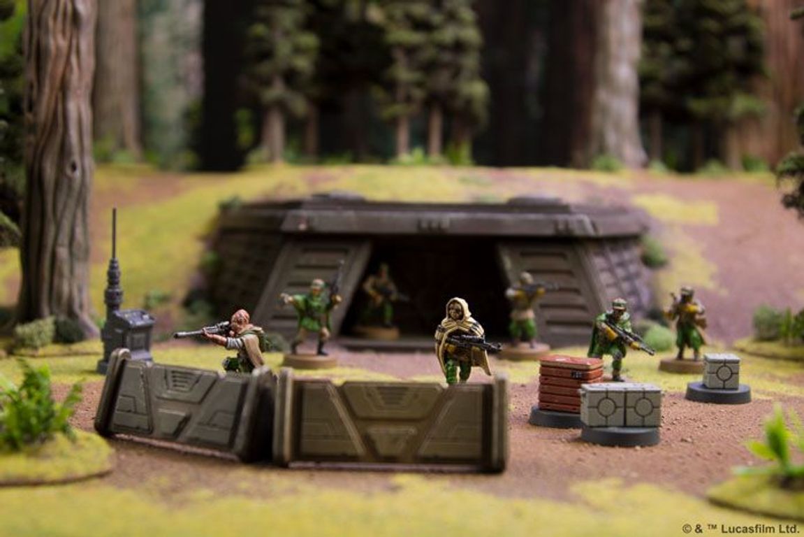 Star Wars: Legion - Rebel Commandos Unit Expansion miniatures