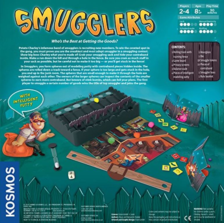 Smugglers back of the box