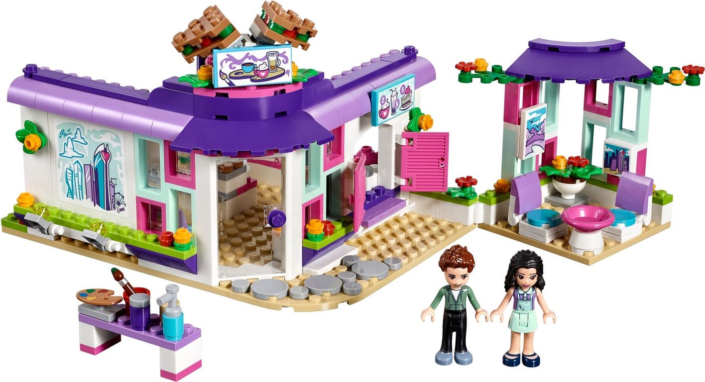 LEGO® Friends Il caffè degli artisti di Emma componenti