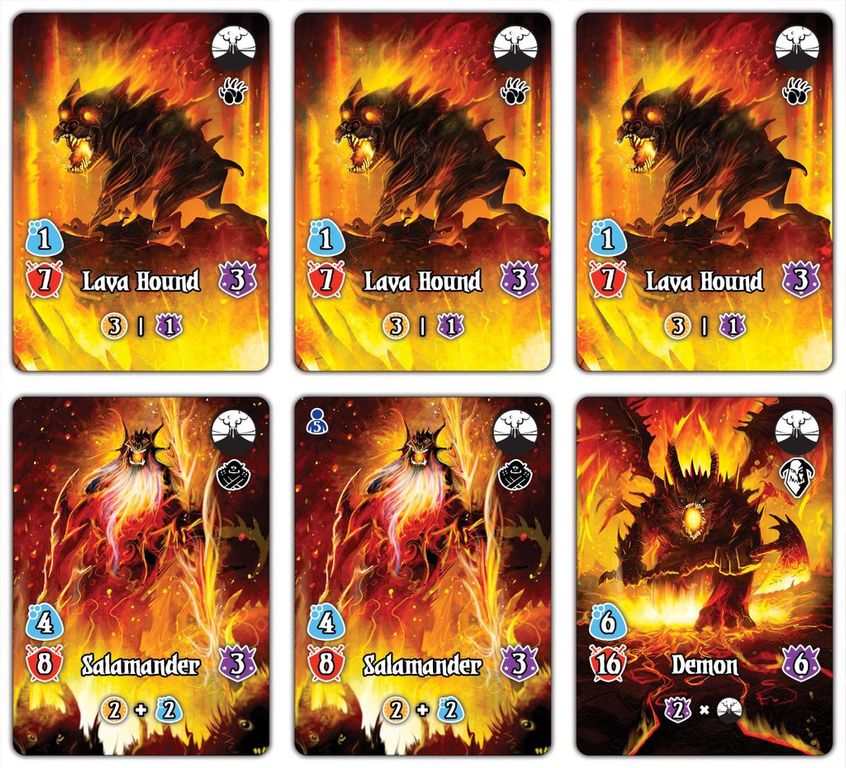 Valeria: Card Kingdoms - Flames and Frost kaarten