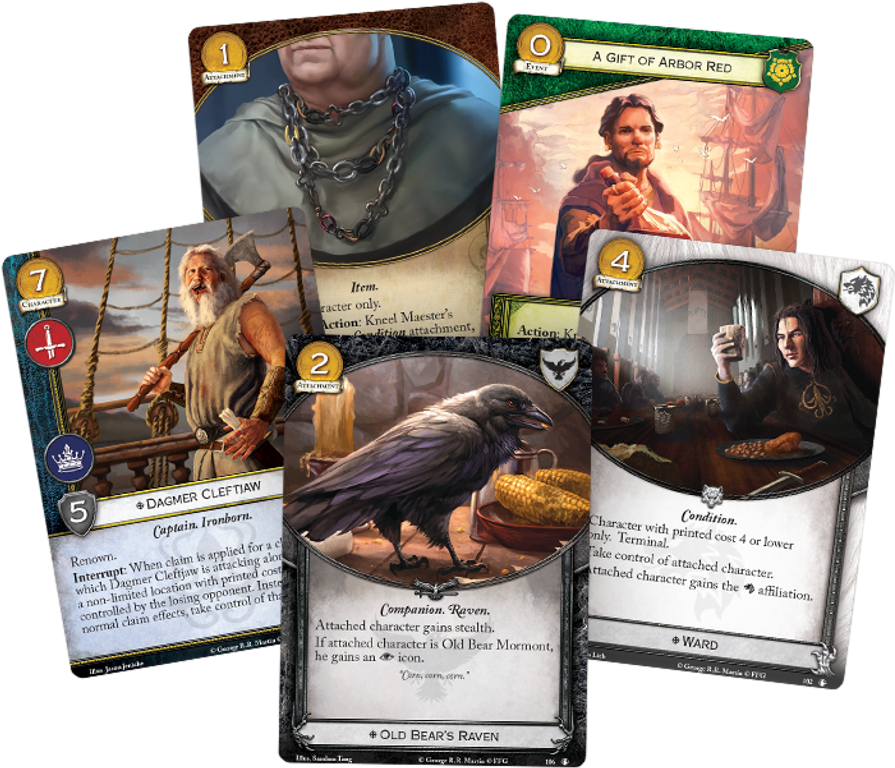 A Game of Thrones: The Card Game (Second Edition) - True Steel cards