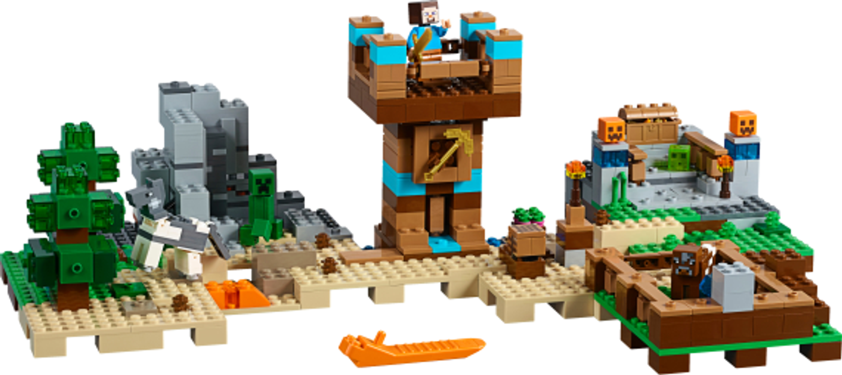 LEGO® Minecraft The Crafting Box 2.0 components