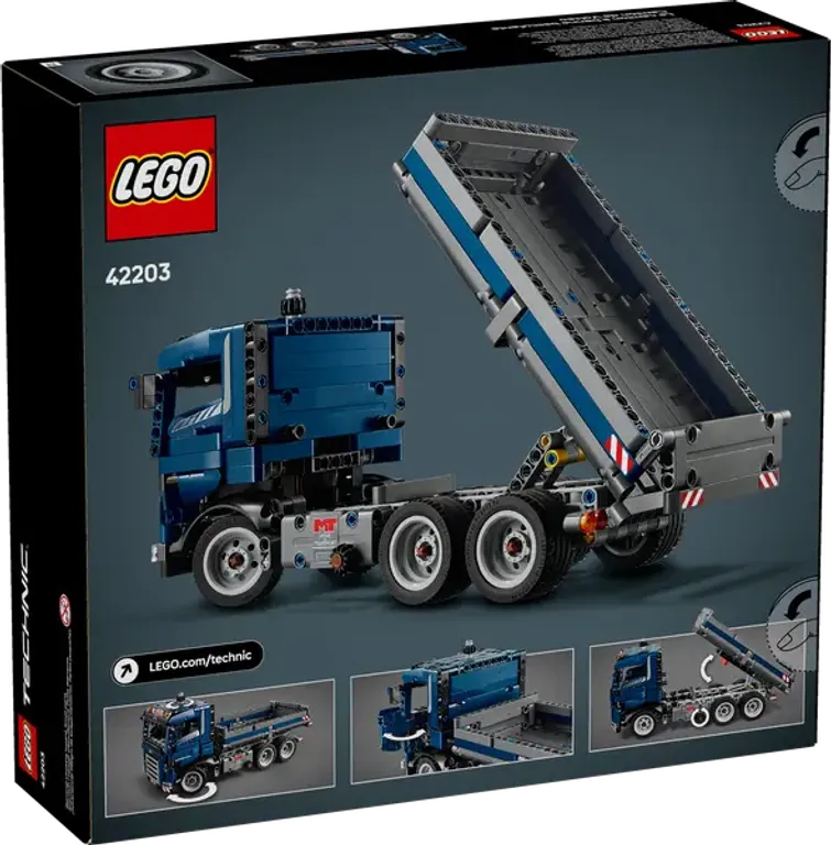 LEGO® Technic Tipping Dump Truck back of the box