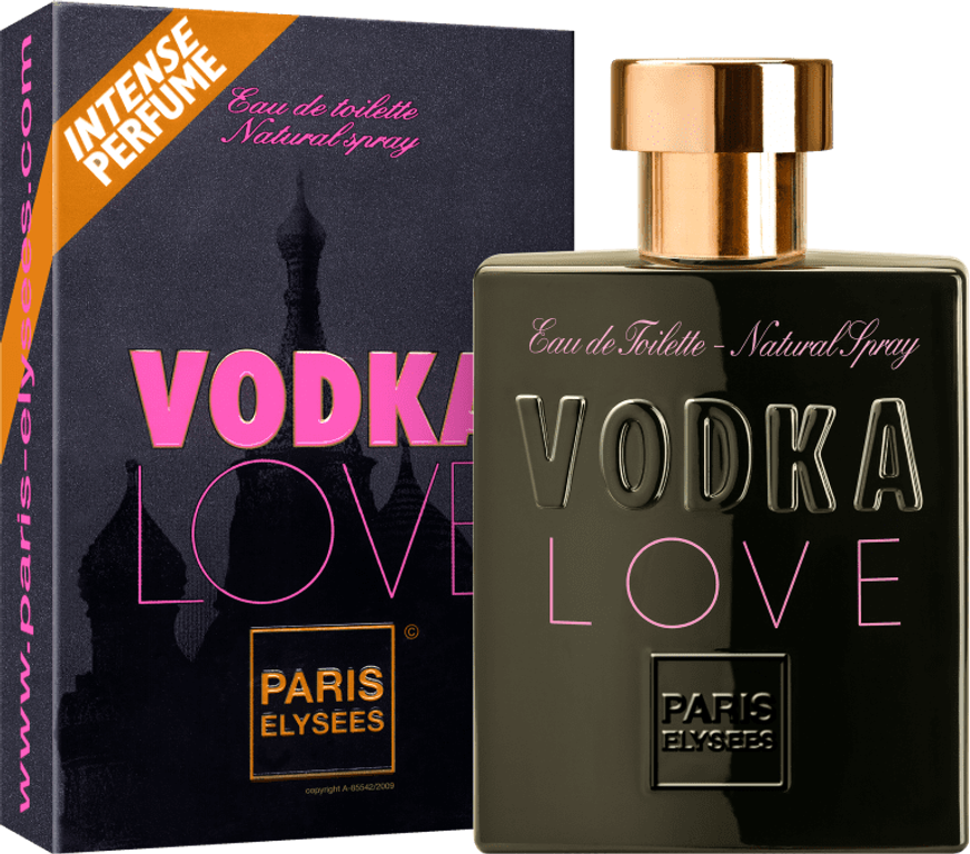 Paris Elysees Vodka Love Eau de toilette box