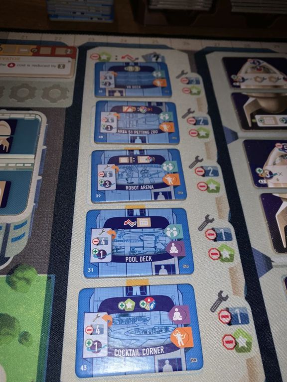 Galactic Cruise: Accommodations komponenten