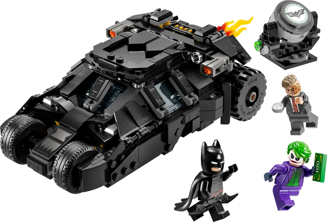 LEGO® DC Superheroes Batman Tumbler vs. Two-Face en The Joker componenten