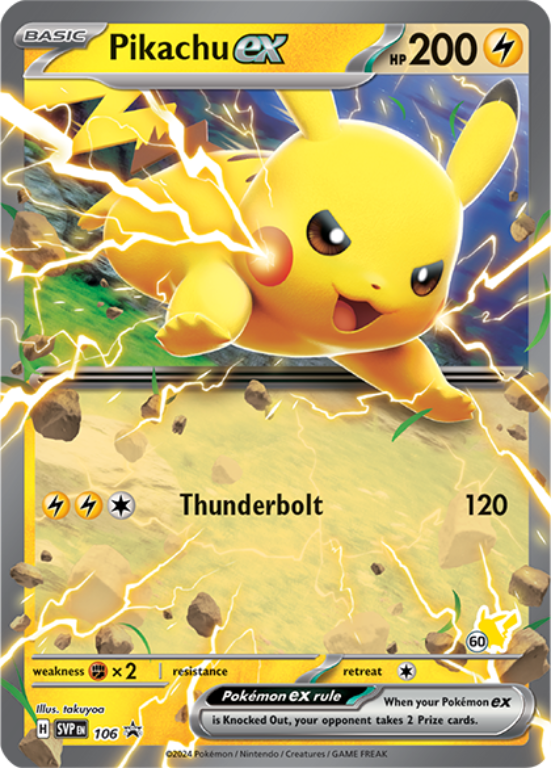 Pokémon Trading Card Game Battle Academy 2024 Pikachu kaart