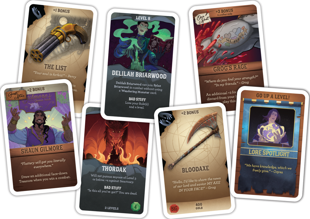 Munchkin: Vox Machina – A Critical Role Game cards