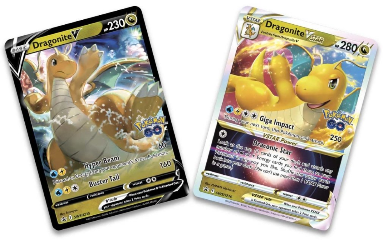 Pokémon TCG: Pokémon GO Premier Deck Holder Collection (Dragonite VSTAR) karten