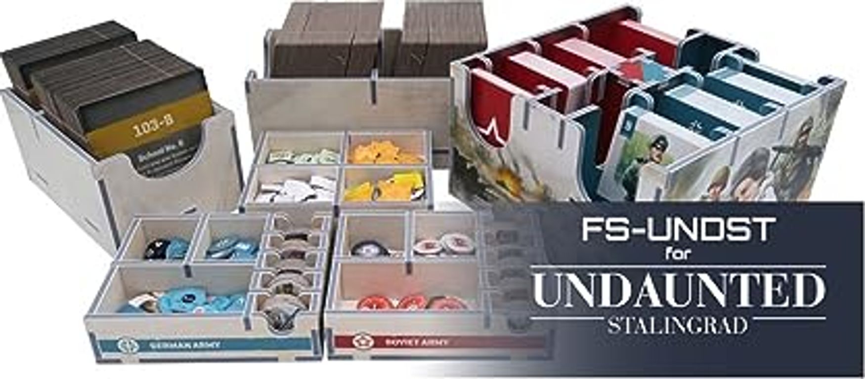 Undaunted: Stalingrad – Folded Space Insert komponenten