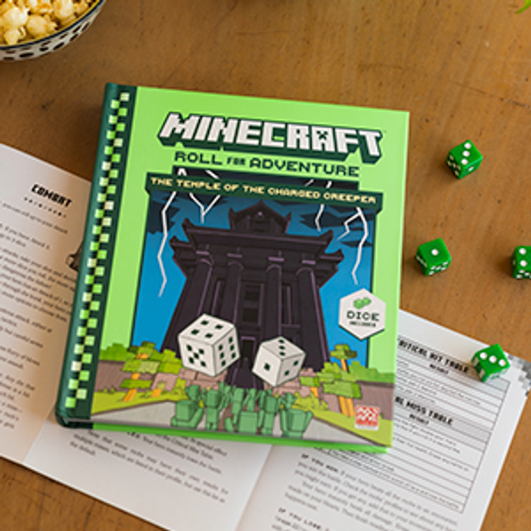 Minecraft: Roll for Adventure - The Temple of the Charged Creeper components