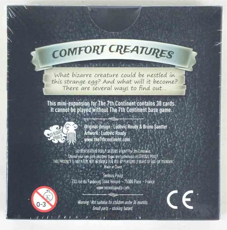 The 7th Continent: Lâcher la bête ! dos de la boîte