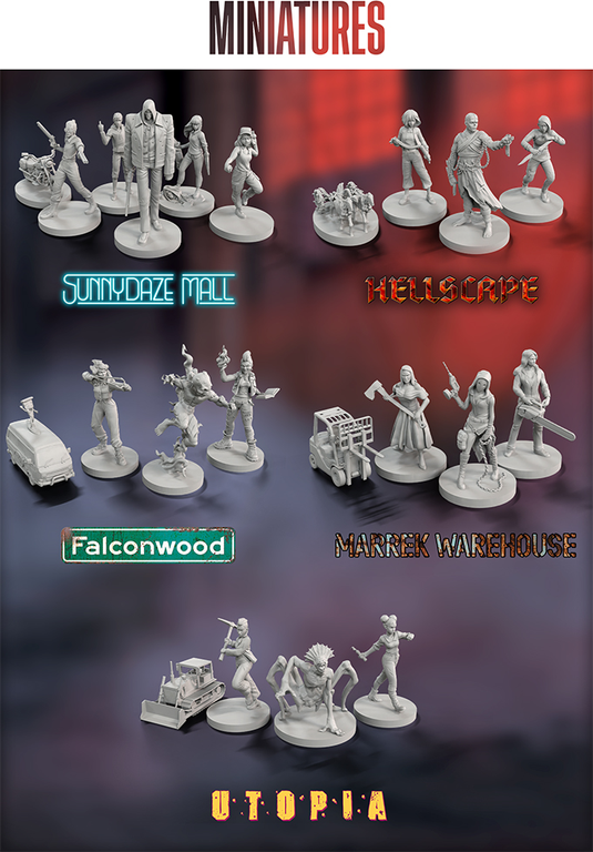 Final Girl: Series 3 Miniatures miniatures
