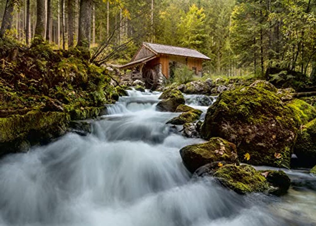 mill at Gollinger Waterfall