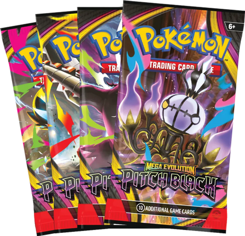 Pokémon TCG: Mega Evolution - Pitch Black Boosterbox cards