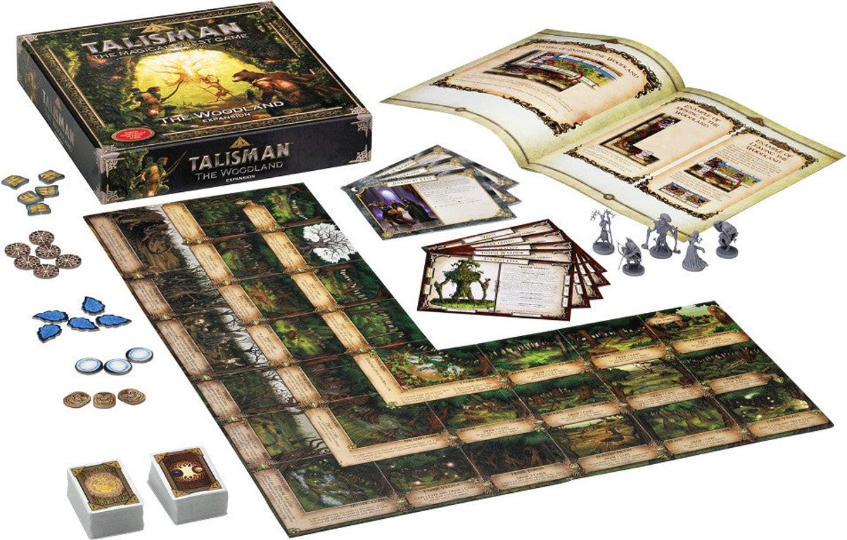 Talisman (Revised 4th Edition): The Woodland Expansion componenten