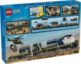 LEGO® City Police Train Heist back of the box