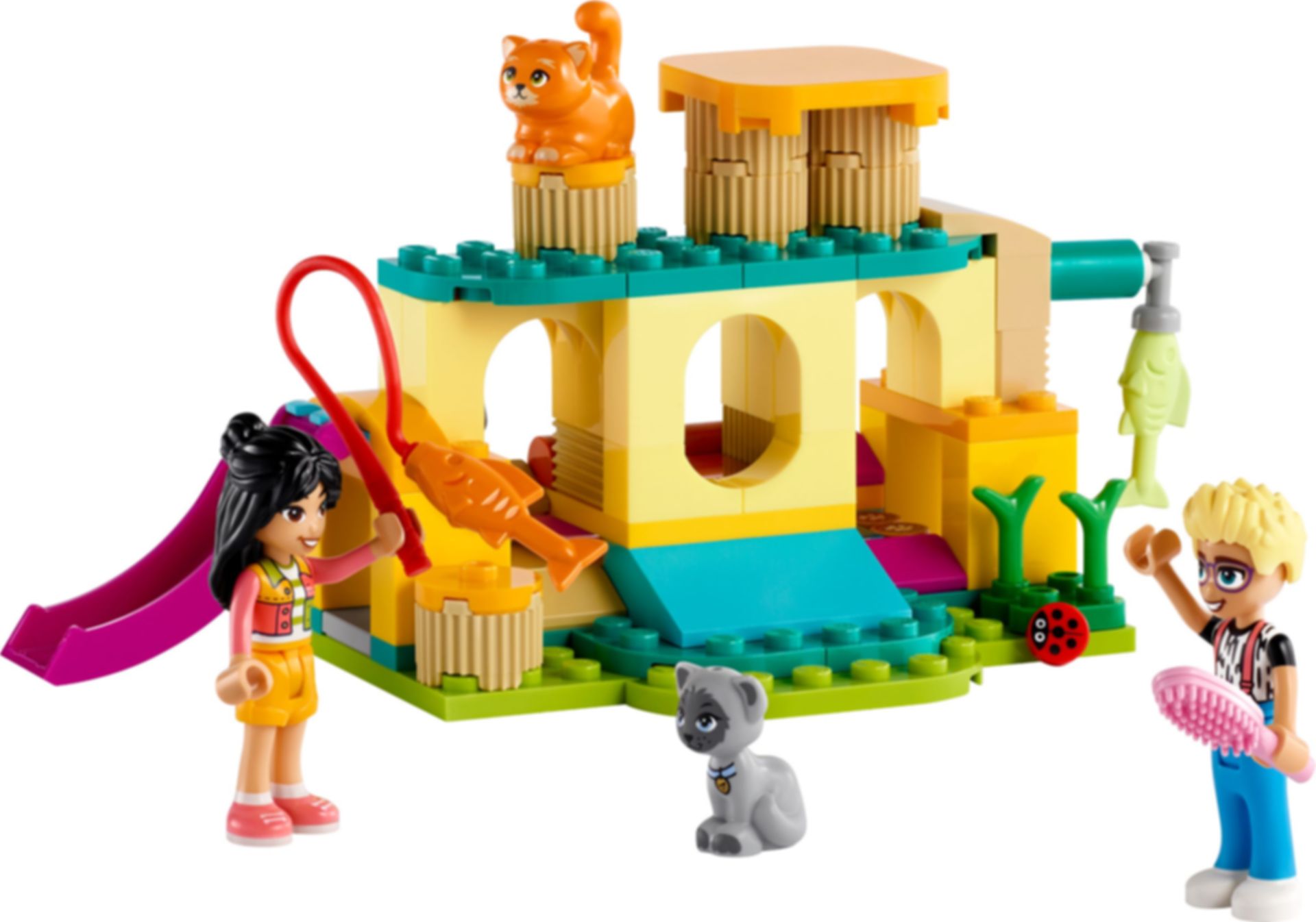 LEGO® Friends Cat Playground Adventure components