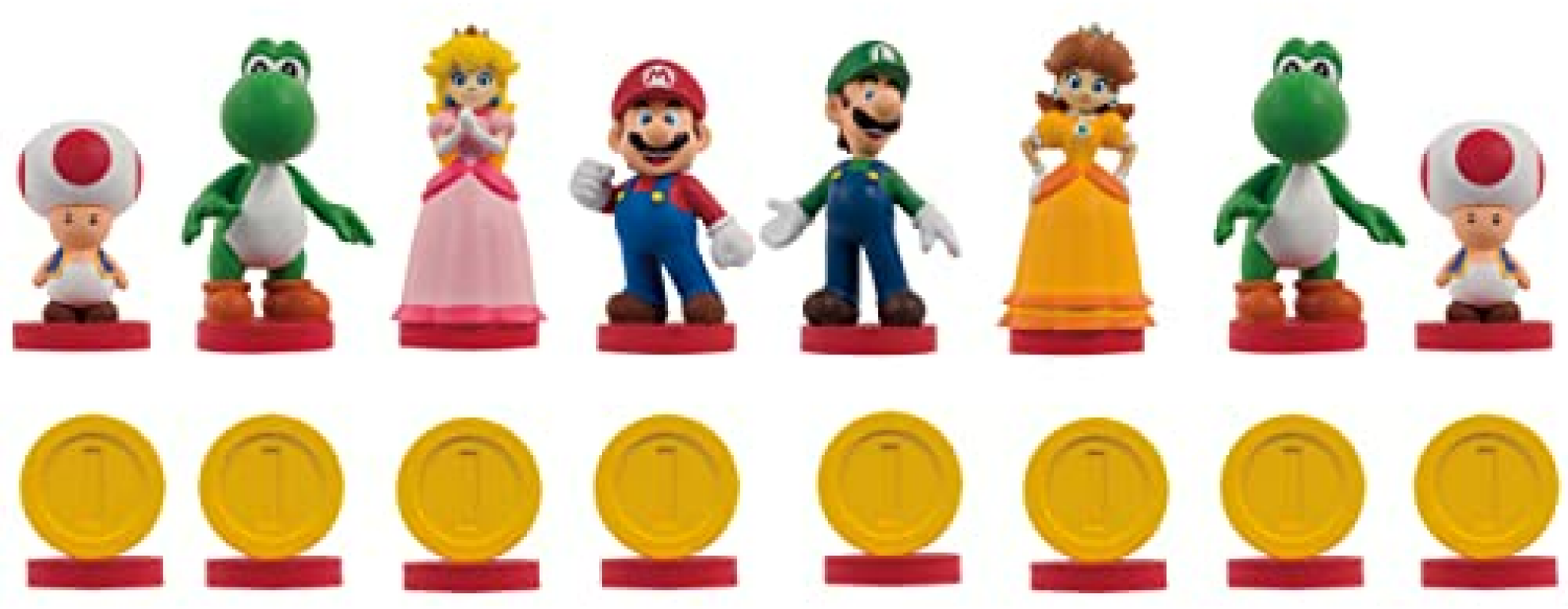 Nintendo Super Mario Schaakspel miniaturen