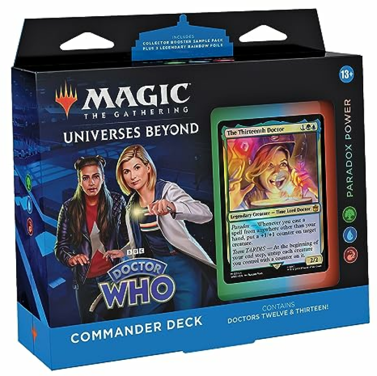 The best prices today for Magic The Gathering Doctor Who Commander Deck –  Paradox Power - TableTopFinder