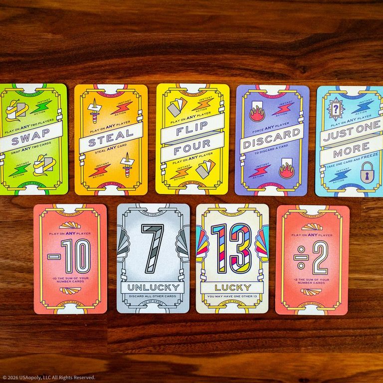 Flip 7: With A Vengeance kaarten
