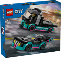 LEGO® City La voiture de course et le camion de transport de voitures