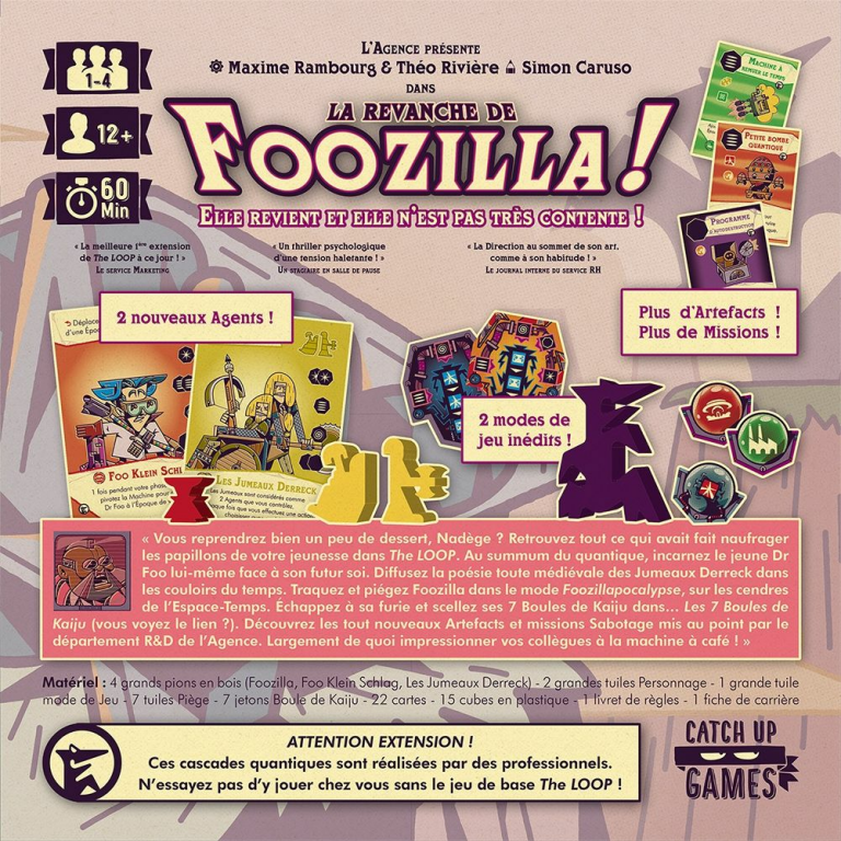 The LOOP: La Revanche de Foozilla dos de la boîte