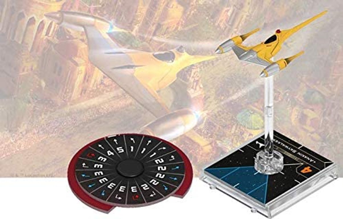 Star Wars: X-Wing (Second Edition) - Naboo Royal N-1 Starfighter Expansion Pack miniatures