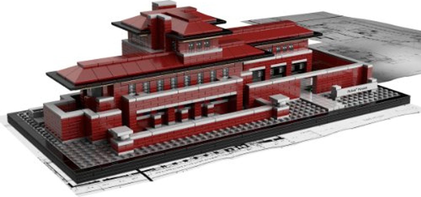 LEGO® Architecture Robie House components