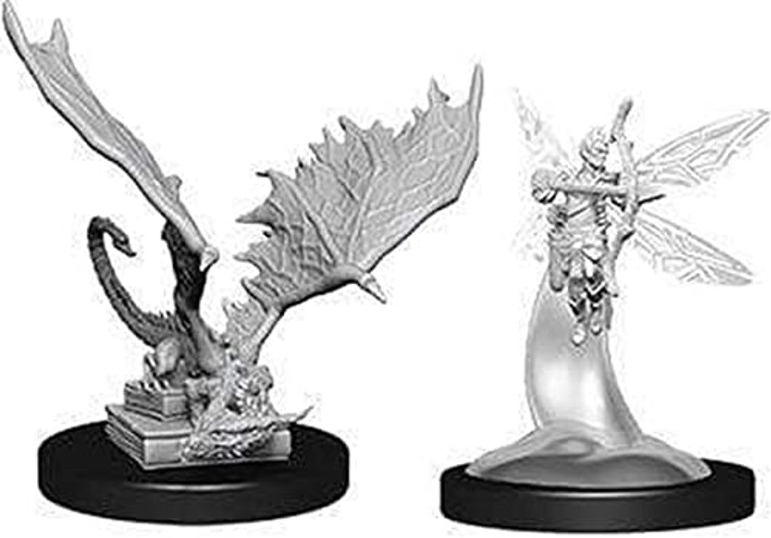 D&D Nolzur's Marvelous Miniatures - Sprite & Pseudodragon miniaturas