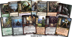 The Lord of the Rings: The Card Game – The Two Towers: Saga Expansion cards