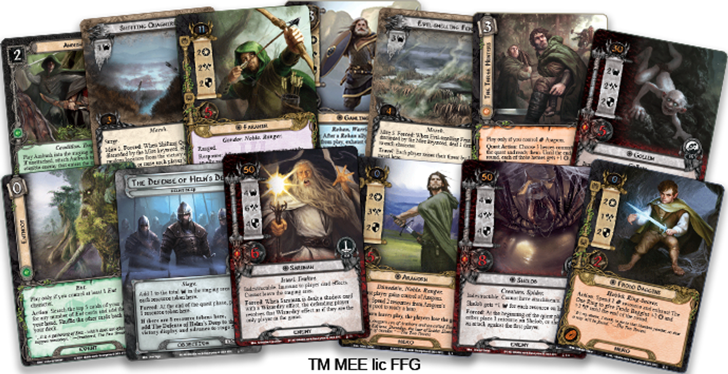 Lord of the Rings LCG: The Fellowship of the Ring Saga Expansion