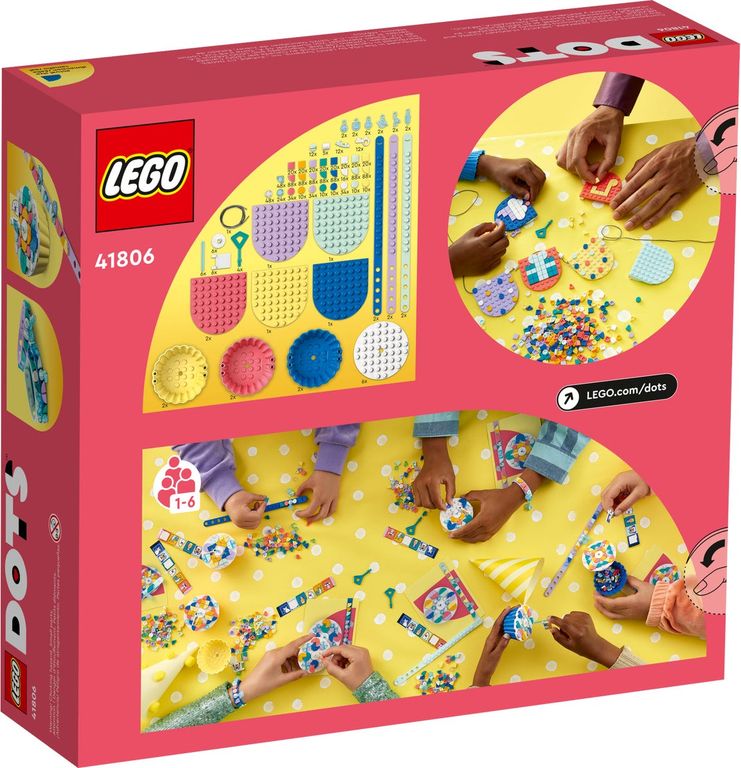 LEGO® DOTS Ultimatives Partyset rückseite der box