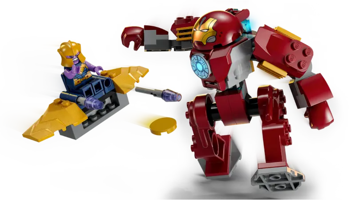 LEGO® Marvel Iron Man Hulkbuster vs. Thanos speelwijze