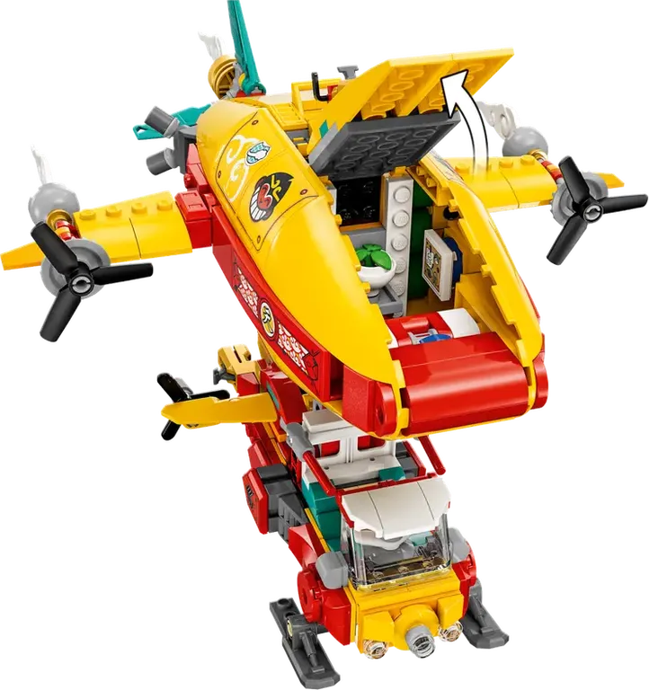 LEGO® Monkie Kid Monkie Kids wolkenluchtschip componenten