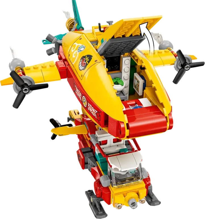 LEGO® Monkie Kid Le dirigeable nuage de Monkie Kid composants