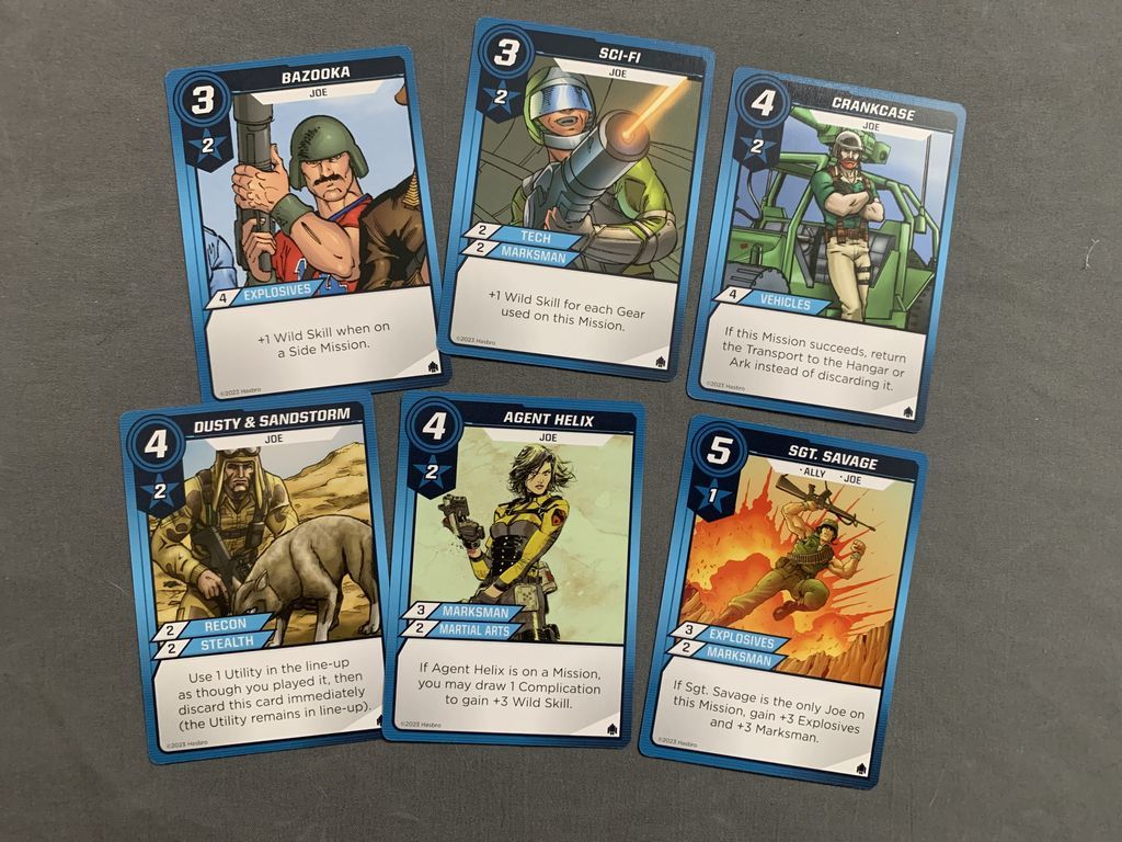 G.I. JOE Deck-Building Game: New Alliances – A Transformers Crossover Expansion cards