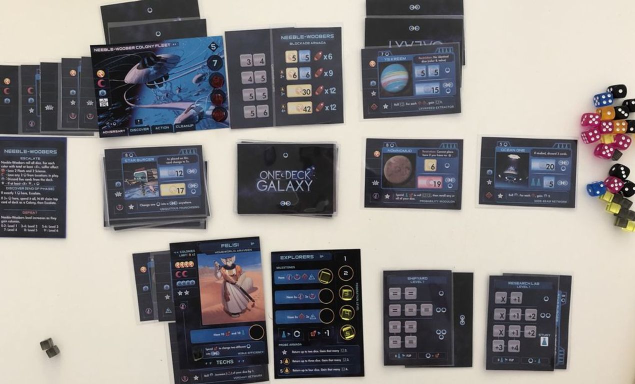 One Deck Galaxy cards