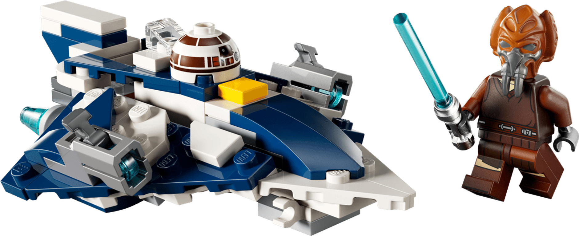 LEGO® Star Wars Plo Koon's Jedi Starfighter Microfighter components
