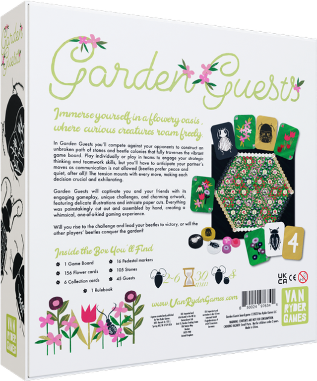 Garden Guests rückseite der box