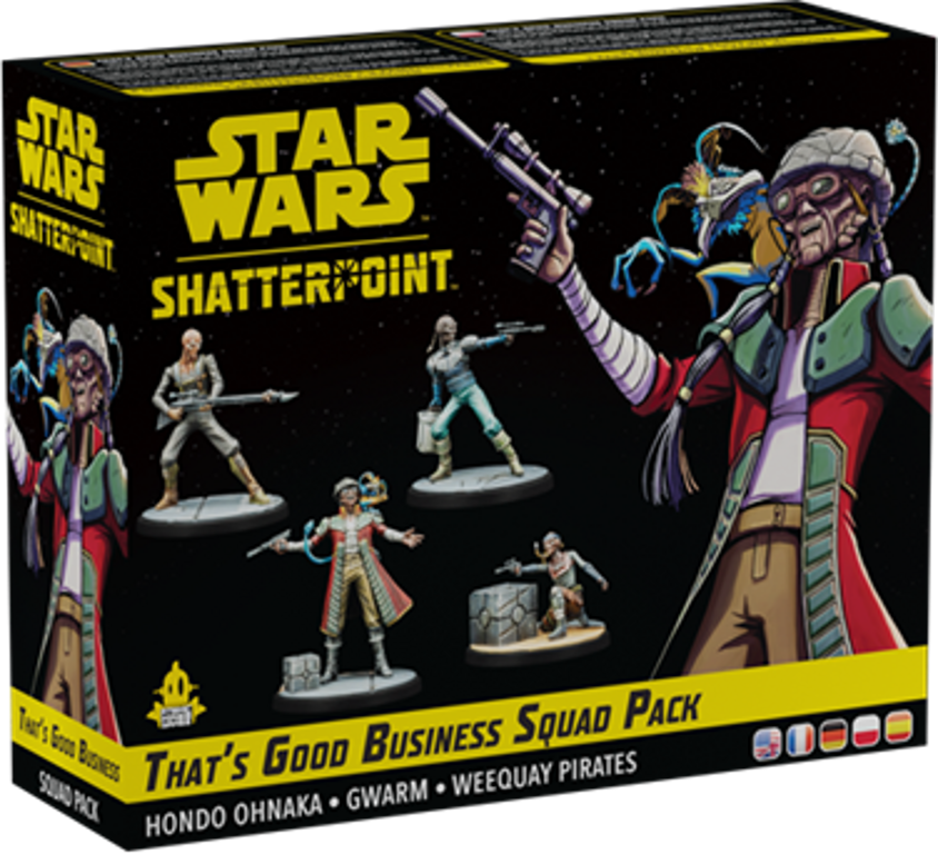 Star Wars Shatterpoint That's Good Business Squad Pack - Tabletop Miniatures Game, Strategy Game for Kids and Adults, Ages 14+, 2 Players, 90 Minute Playtime, Made by Atomic Mass Games