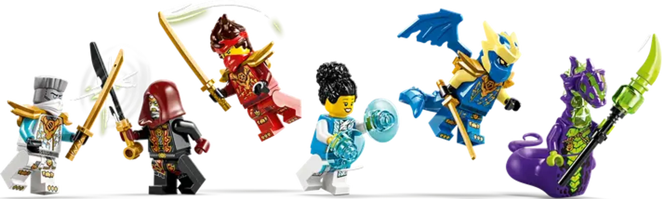 LEGO® Ninjago Ninja Vehicle Tree House Battle minifigures