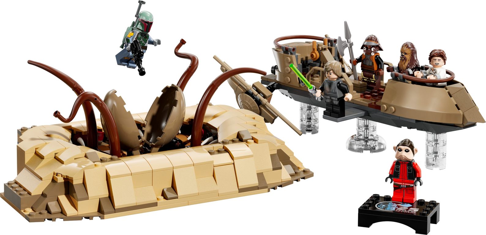 LEGO® Star Wars Wüsten-Skiff und Sarlacc-Grube komponenten