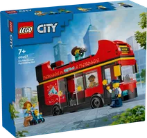 LEGO® City Autobús Turístico Rojo de Dos Plantas